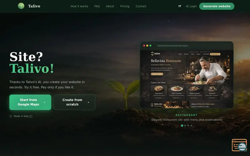 Screenshot of Talivo 1.0