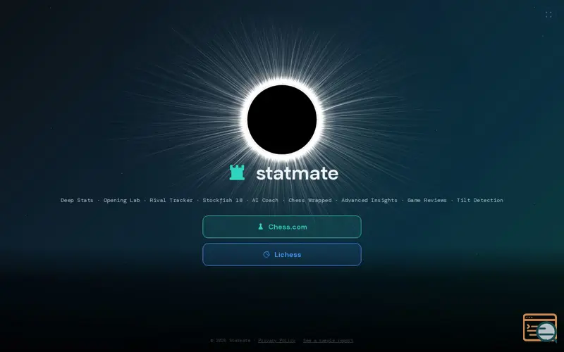 Screenshot of Statmate