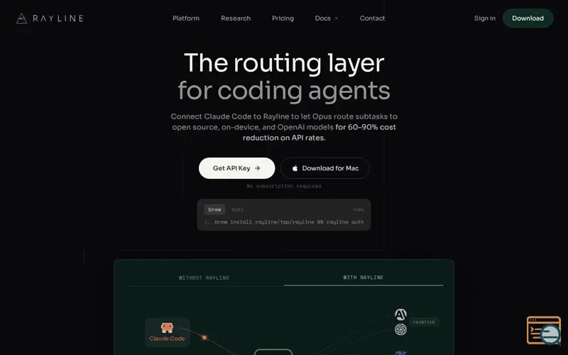 Screenshot of Rayline