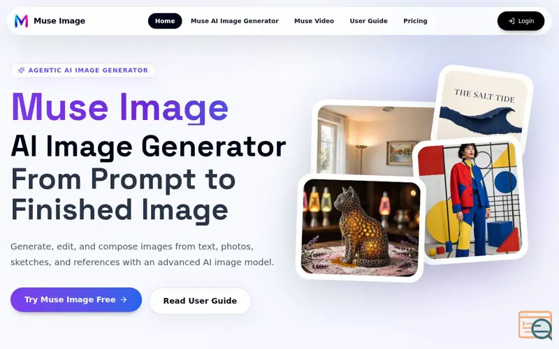 Screenshot of Muse Image
