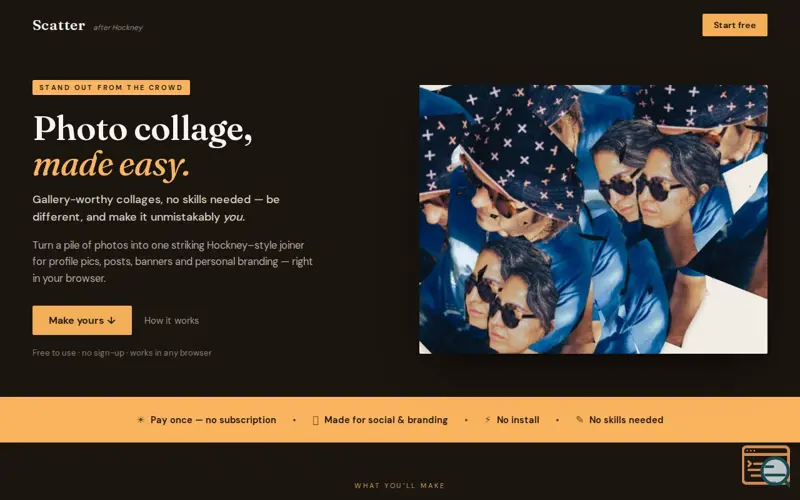 Screenshot of Scatter-Photo 
