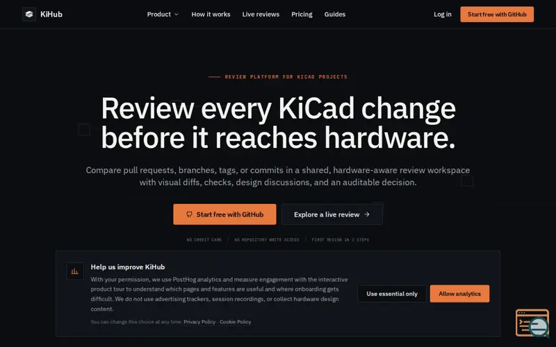 Screenshot of KiHub