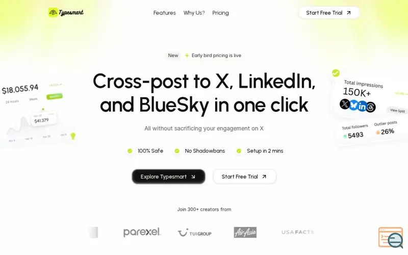 Screenshot of TypeSmart