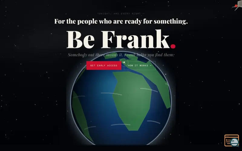 Screenshot of Frank
