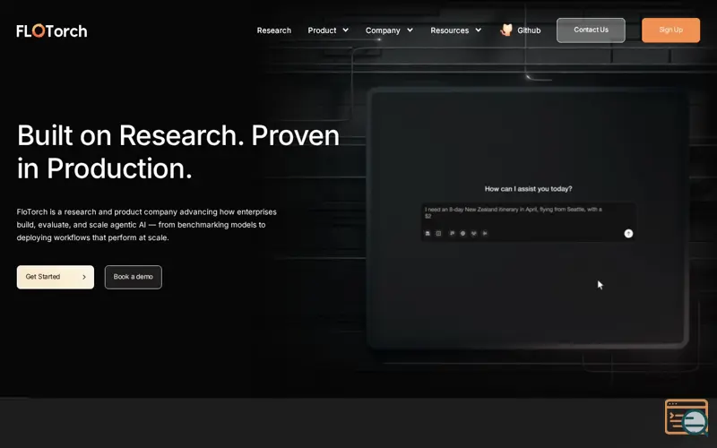 Screenshot of FloTorch, a launch using Salespanel