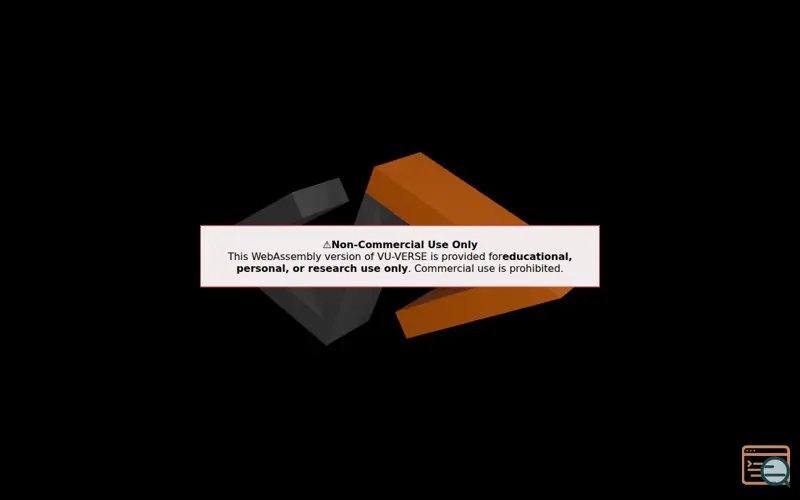 Screenshot of VU-VERSE