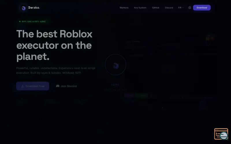 Screenshot of Derzko Executor