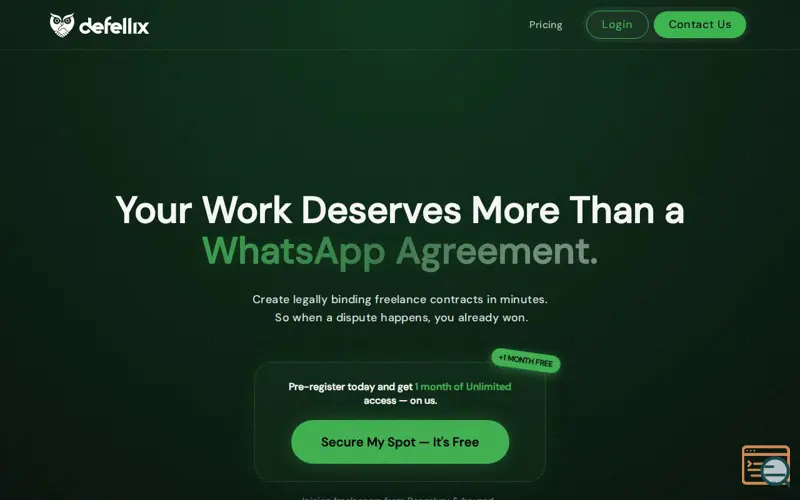 Screenshot of Defellix