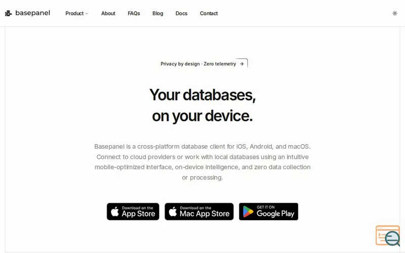 Screenshot of Basepanel