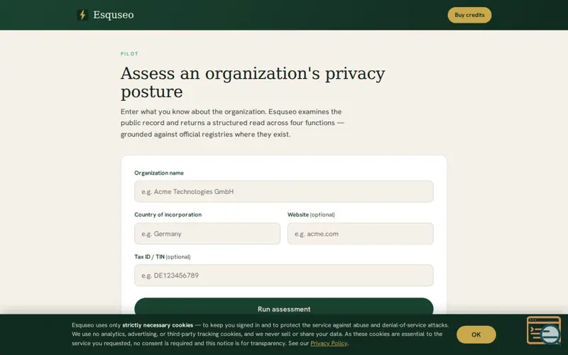 Screenshot of Esquseo