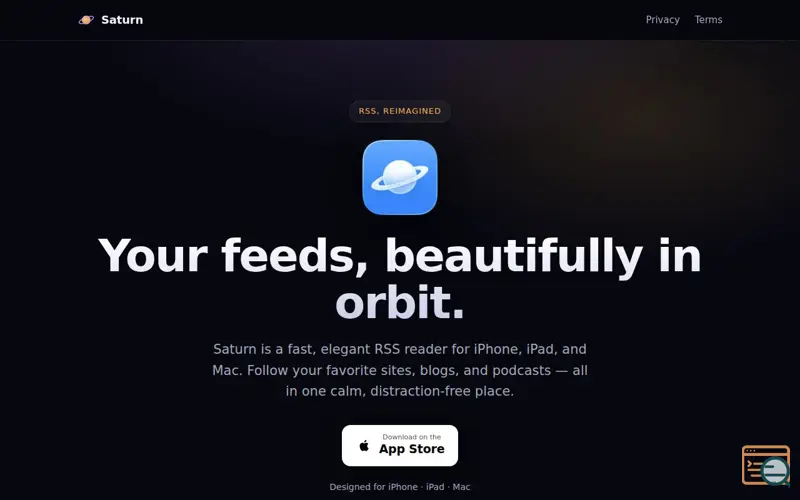 Screenshot of Saturn — RSS Reader 