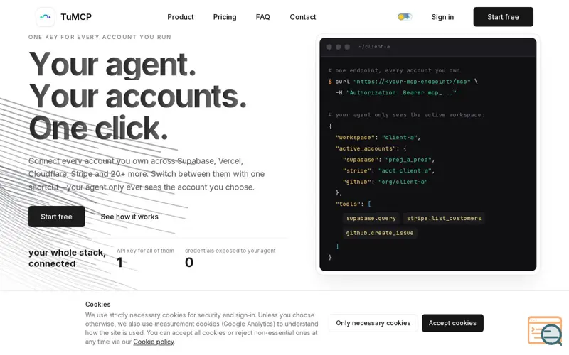 Screenshot of TuMCP