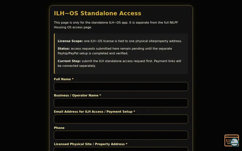 Screenshot of ILH OS