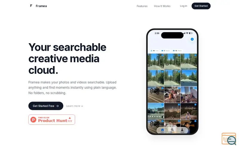 Screenshot of Framea