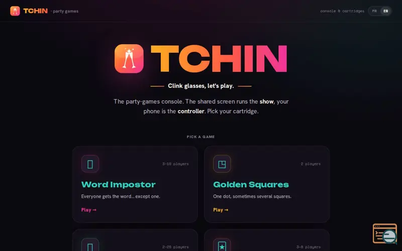 Screenshot of Tchin
