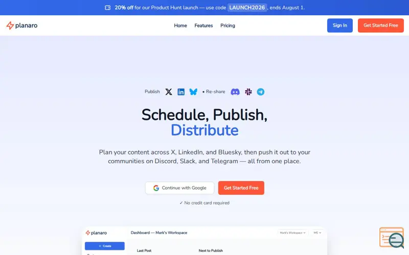 Screenshot of Planaro