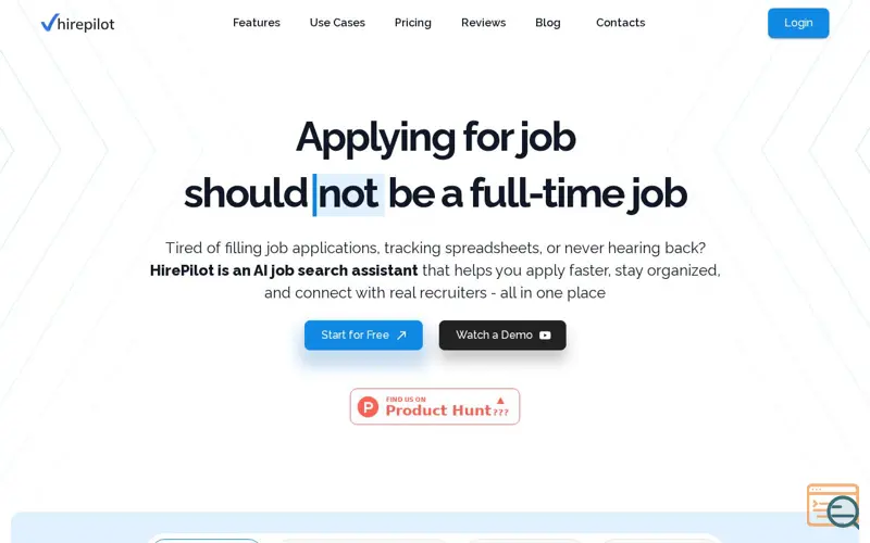 Screenshot of HirePilot