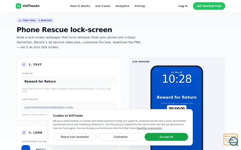 Screenshot of Phone Rescue by VidThanks