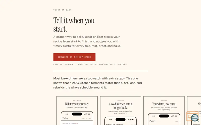 Screenshot of Yeast on East