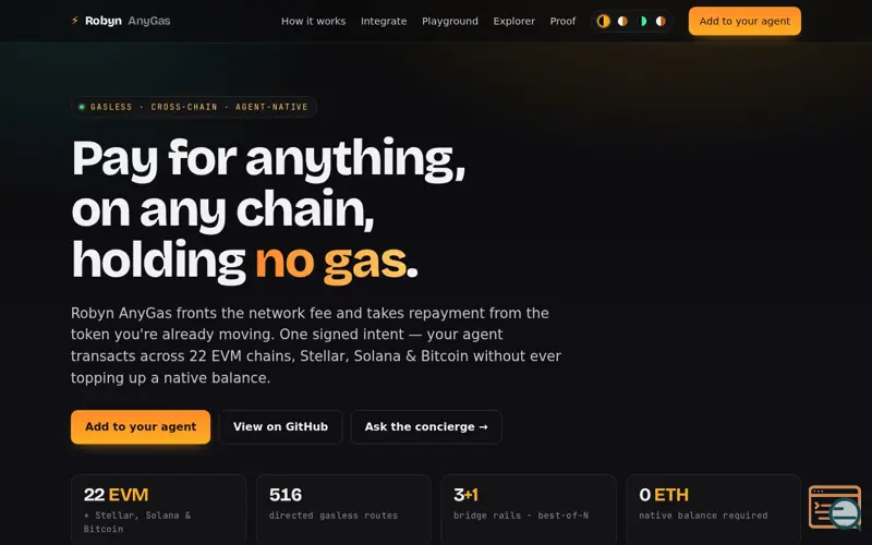 Screenshot of AnyGas
