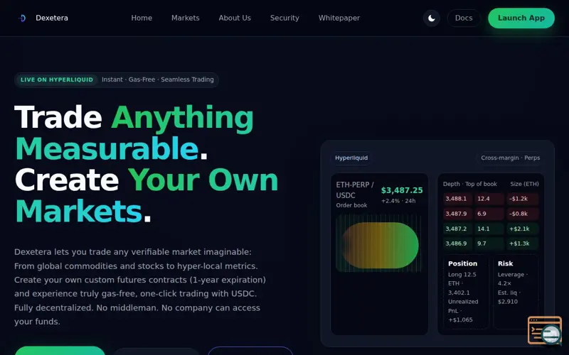 Screenshot of Dexetera
