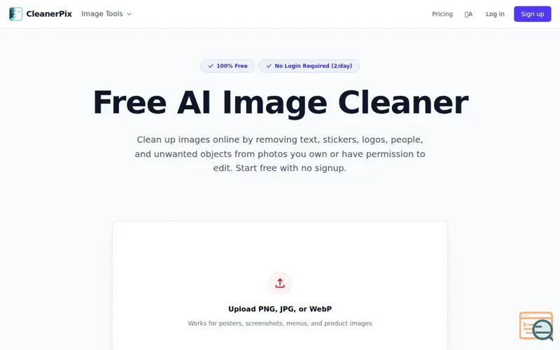 Screenshot of CleanerPix