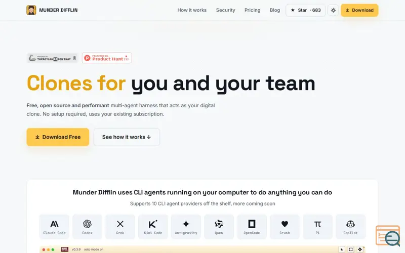 Screenshot of Munder Difflin