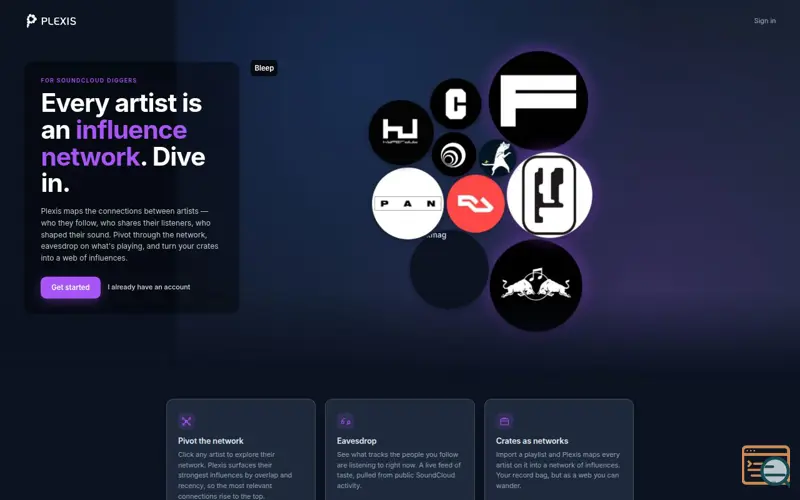 Screenshot of Plexis