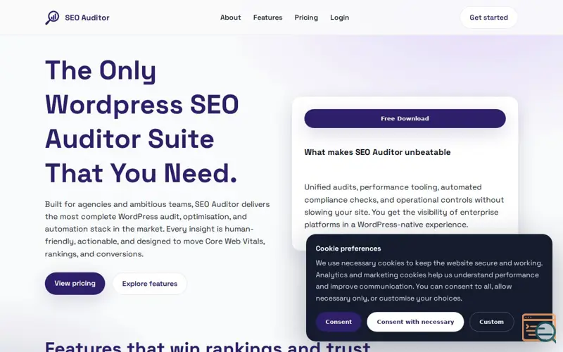 Screenshot of SEO Auditor