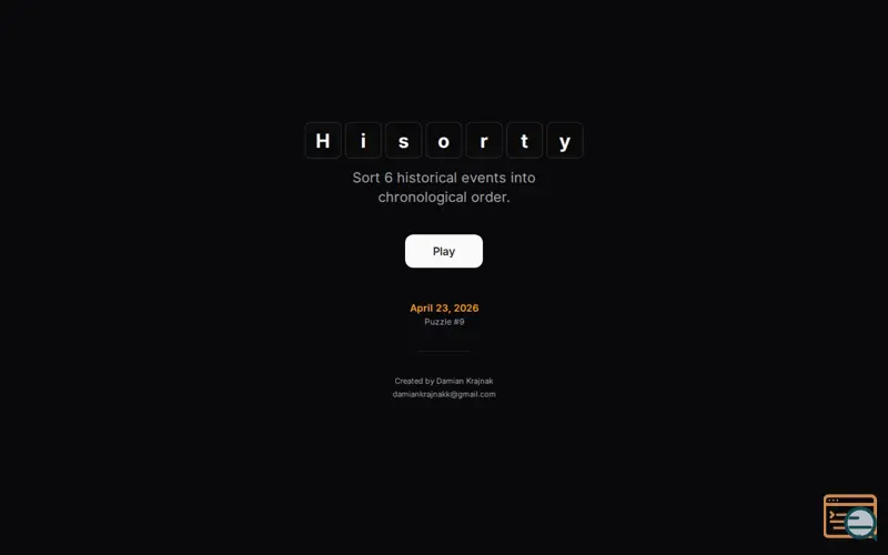 Screenshot of Hisorty
