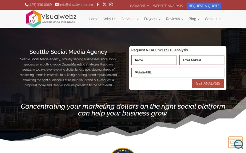 Screenshot of Digital Marketing, SEO & Web Agency