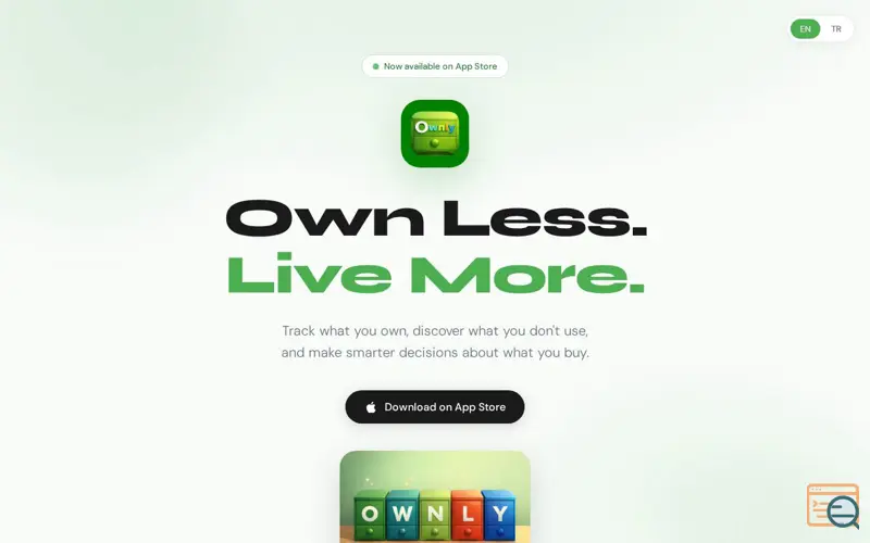 Screenshot of Ownly - Personal Inventory Tracker