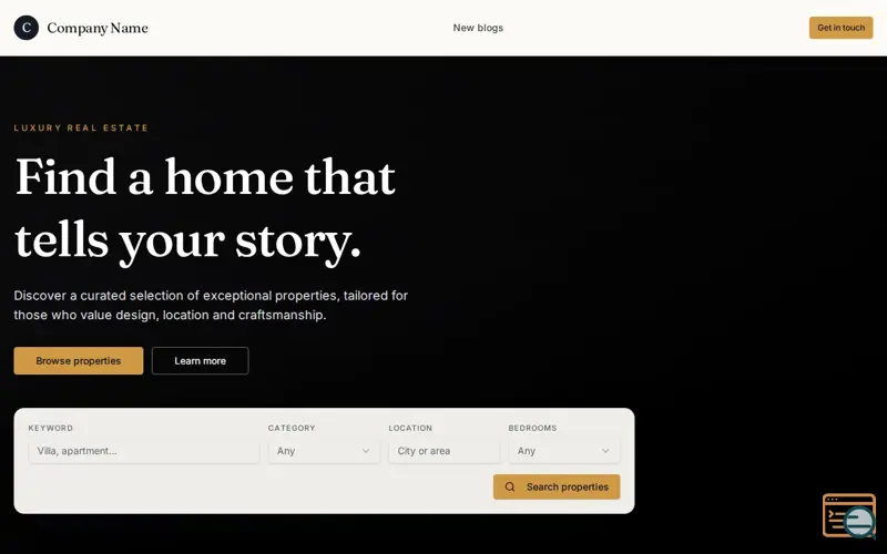 Screenshot of Our CompanyZenith Horizon