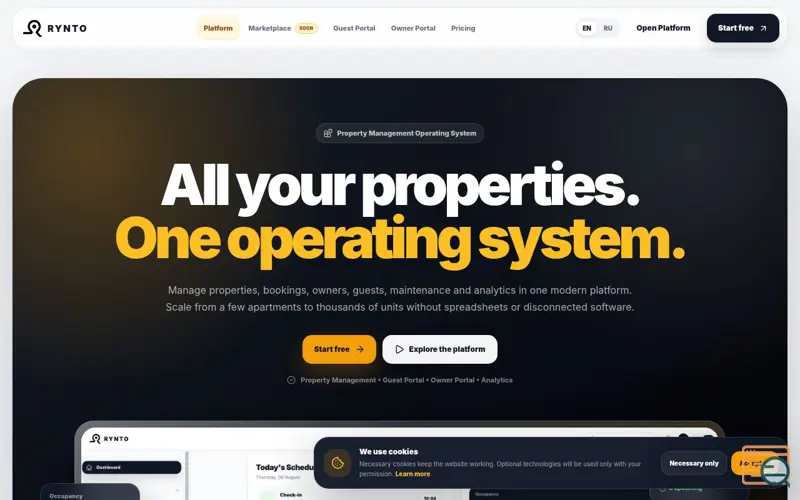 Screenshot of RYNTO