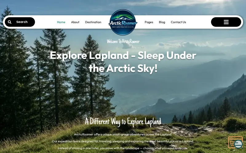 Screenshot of ArcticRoamer