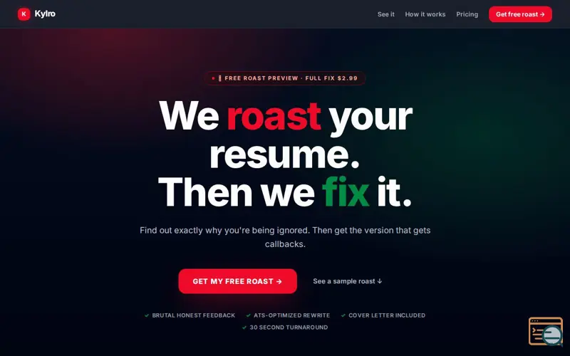 Screenshot of Kylro