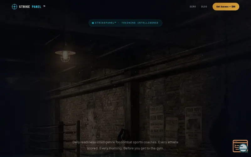 Screenshot of StrikePanel™
