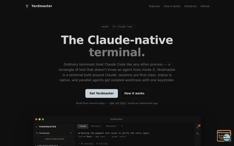 Screenshot of Yardmaster