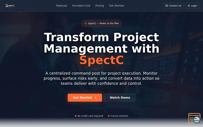 Screenshot of SpectC