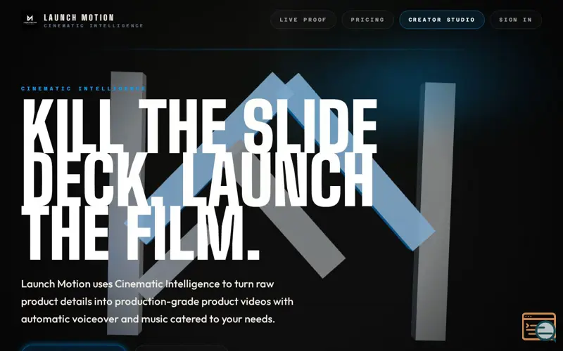 Screenshot of Launch Motion