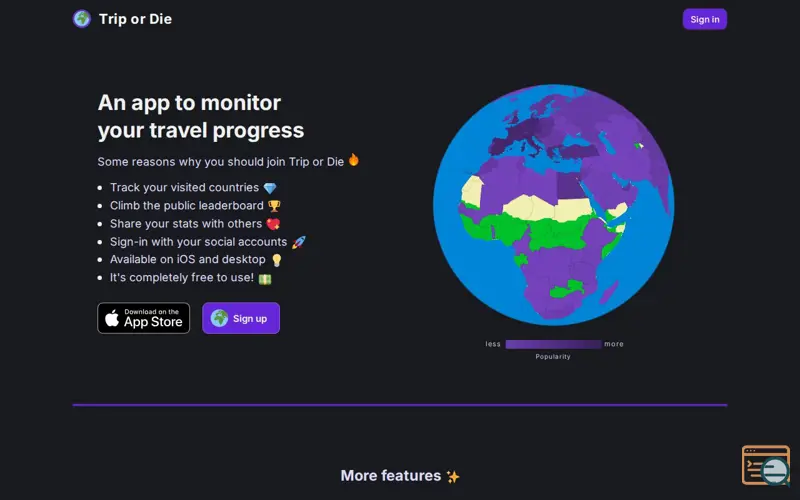 Screenshot of Trip or Die