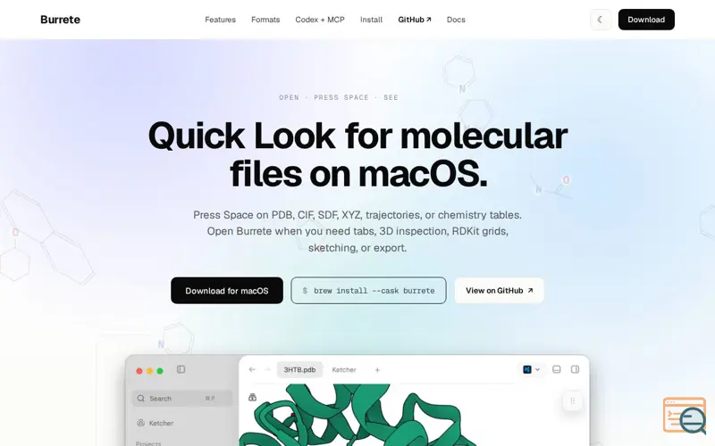 Screenshot of Burrete