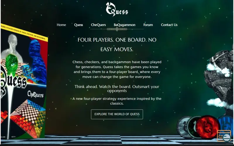 Screenshot of Quess Gaming, a launch using Edge Themes