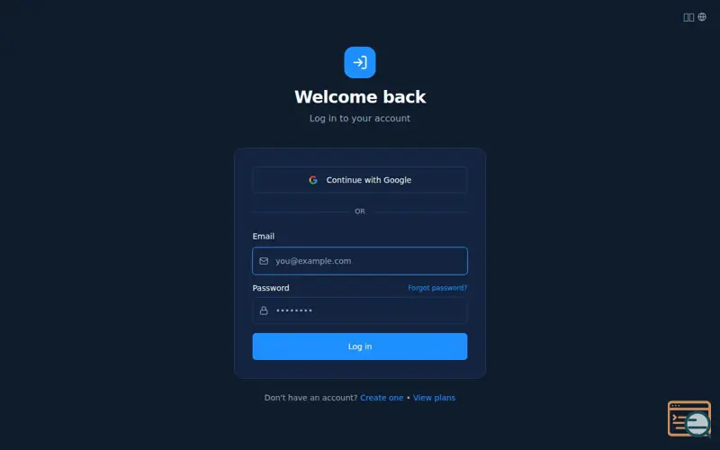 Screenshot of AI-FitLife, a launch using IONOS DNS