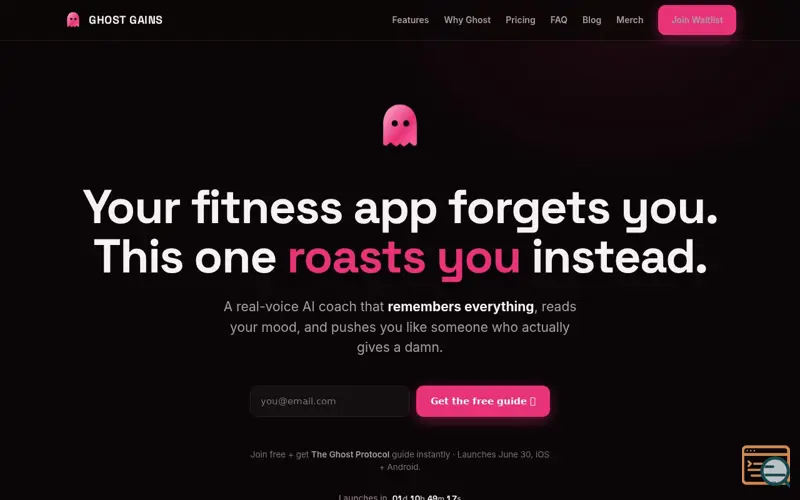 Screenshot of Ghost Gains