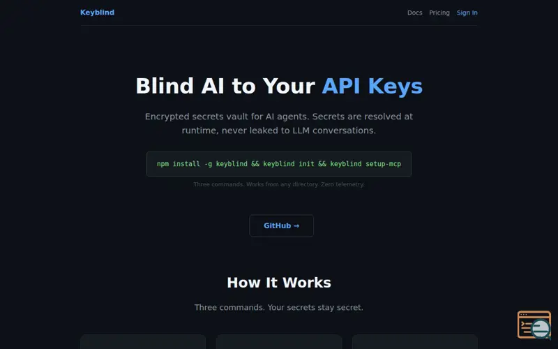 Screenshot of Keyblind