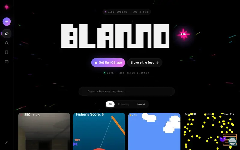 Screenshot of Blamo
