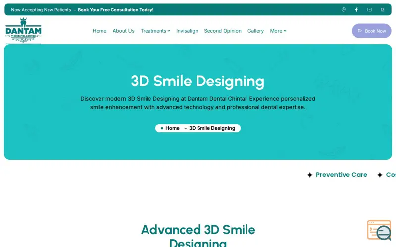 Screenshot of Design Your Dream Smile in Chintal