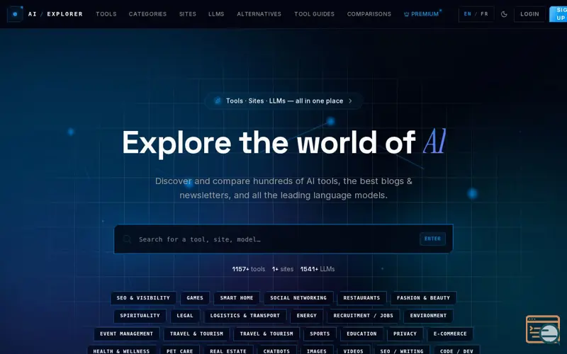 Screenshot of AI Explorer