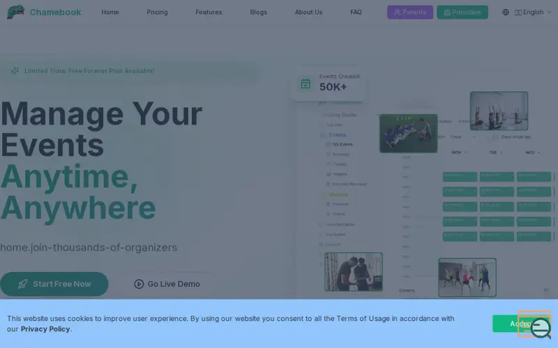 Screenshot of Chamebook